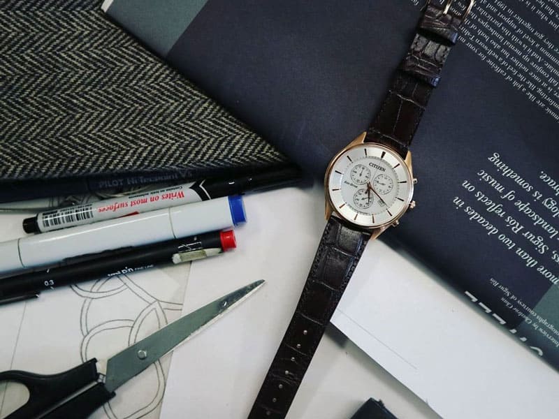 Đồng Hồ Citizen Nam Dây Da Eco-Drive AT2362-02A