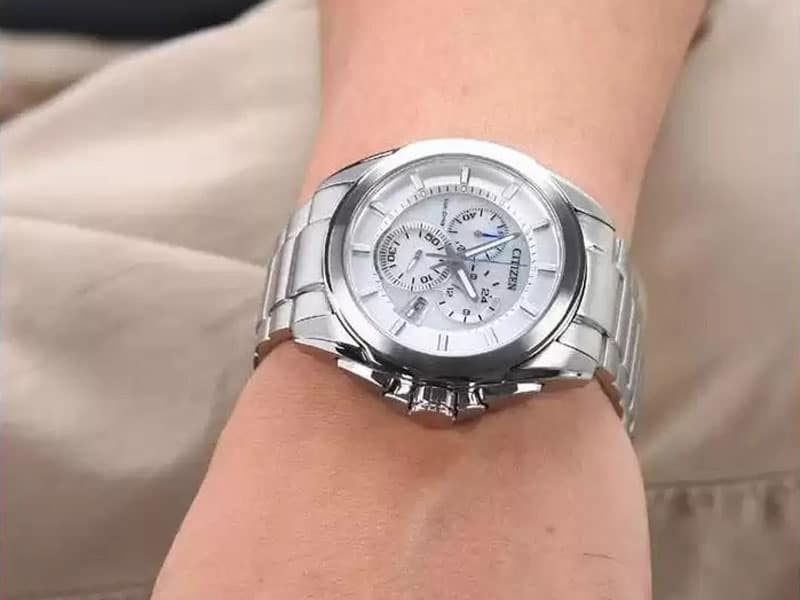 Đồng Hồ Citizen Nam Dây Kim Loại Eco-Drive AT0821-59A