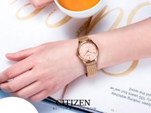 Đồng Hồ Citizen Nữ Dây Kim Loại Eco-Drive EM0503-83X