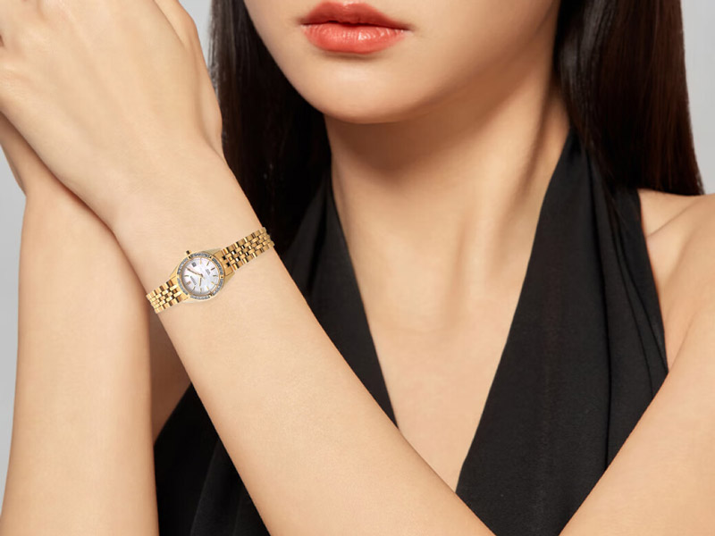 Đồng Hồ Citizen Nữ Dây Kim Loại Quartz EU6062-50D