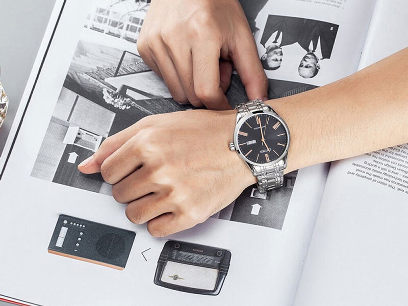 Đồng Hồ Citizen Nam Dây Kim Loại Automatic NH8360-80J