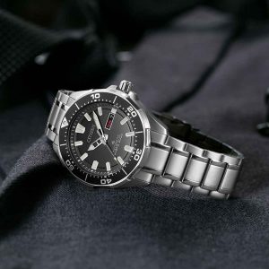 Đồng Hồ Citizen Nam Dây Titanium Automatic NY0070-83E