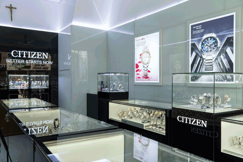 cửa hàng đồng hồ citizen