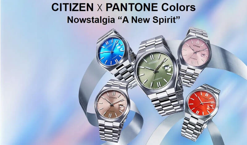 Bộ sưu tập Citizen Nowstalgia X Pantone