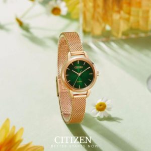 Đồng Hồ Citizen Nữ Dây Kim Loại Quartz EQ3003-50W